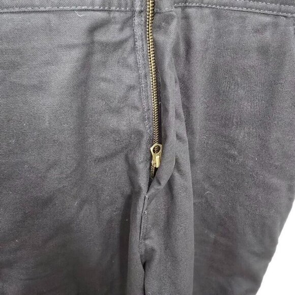 Berne Insulated Overalls Medium Short 40-42 Black Bib Canvas Workwear - Picture 3 of 16